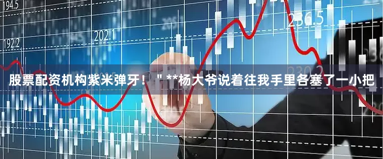 股票配资机构紫米弹牙！＂**杨大爷说着往我手里各塞了一小把