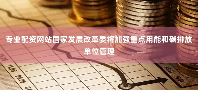 专业配资网站国家发展改革委将加强重点用能和碳排放单位管理