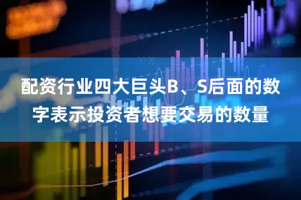 配资行业四大巨头B、S后面的数字表示投资者想要交易的数量