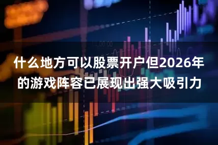 什么地方可以股票开户但2026年的游戏阵容已展现出强大吸引力